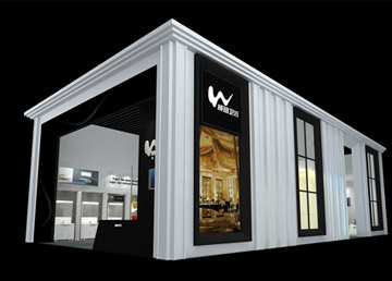 威珀衛(wèi)浴 展位設計特裝