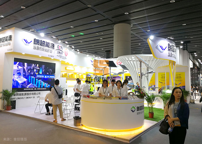 朗越能源 展臺設計搭建(圖1)