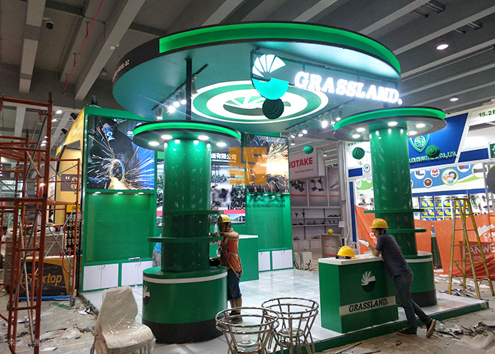 雙羊砂輪制造 廣交會展覽設(shè)計(jì)(圖1)